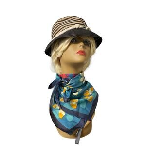 Inc International Concepts Butterfly Kaleidoscope Scarf in Teal NWT